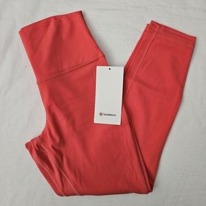 Lululemon Align HR Pant 25” PLBR Pale Raspberry Pink Leggings Women's Size 10
